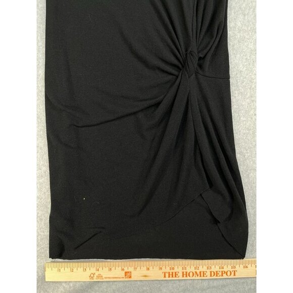 Mustard Seed Long Sleeve Knot Waist Black Dress Size Size Small - Picture 5 of 7